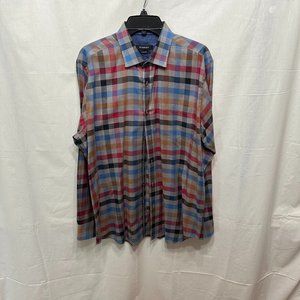 Mens Bugatchi Classic Fit shirt, chest 50...length...31 sleeve....35